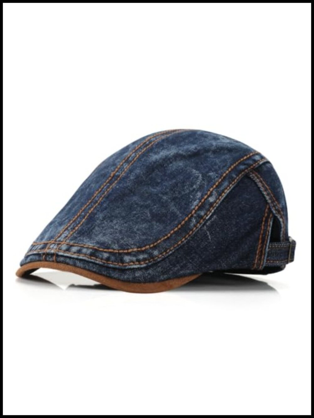 Cotton Newsboy Cap Retro Beret Ivy Flat Hat Winter Adjustable